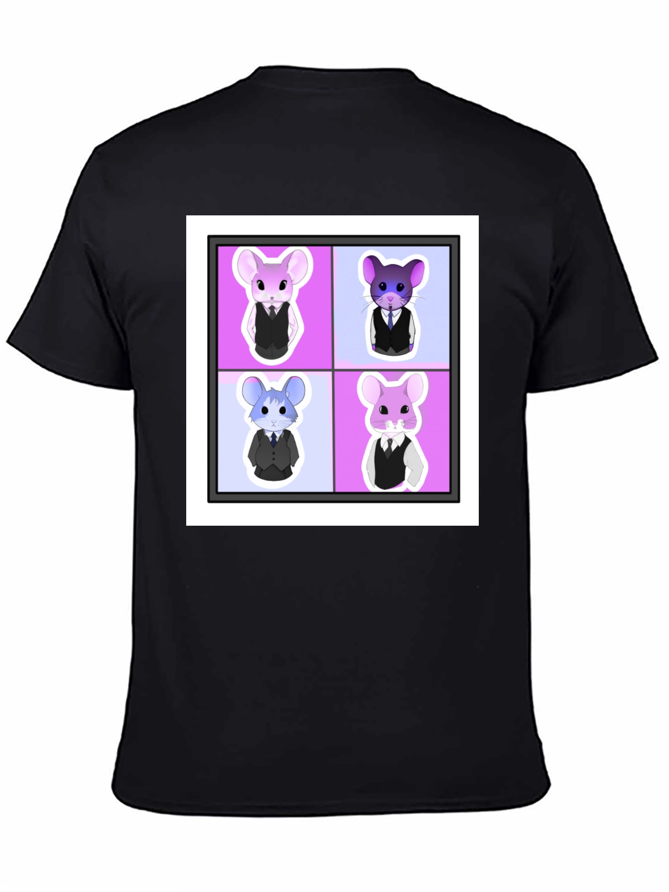 Stylish Chinchilla Quartet Graphic Tee