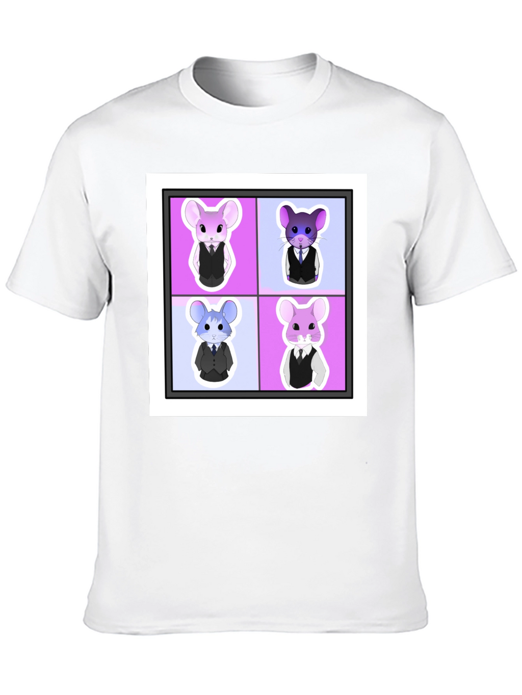 Stylish Chinchilla Quartet Graphic Tee