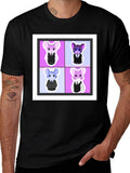 Stylish Chinchilla Quartet Graphic Tee
