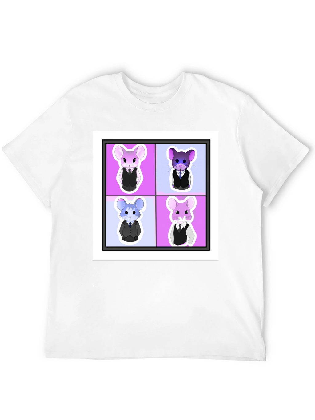 Stylish Chinchilla Quartet Graphic Tee