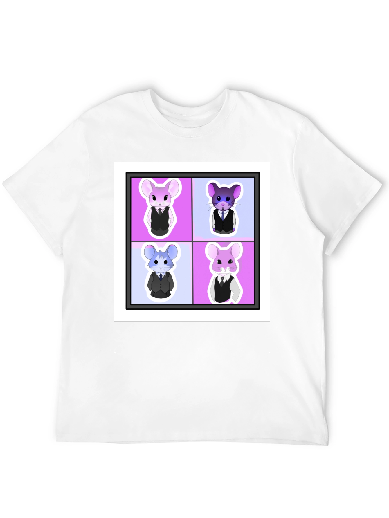 Stylish Chinchilla Quartet Graphic Tee