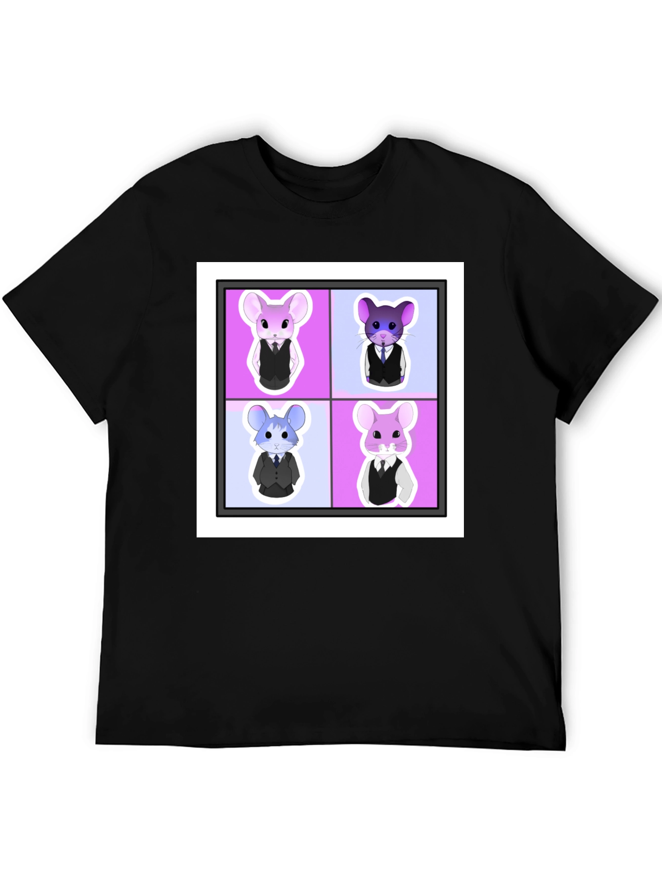 Stylish Chinchilla Quartet Graphic Tee