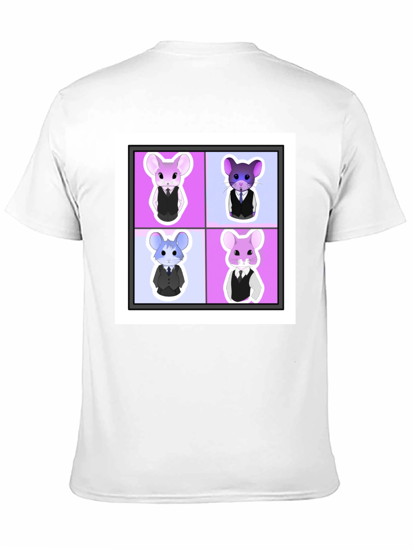 Stylish Chinchilla Quartet Graphic Tee