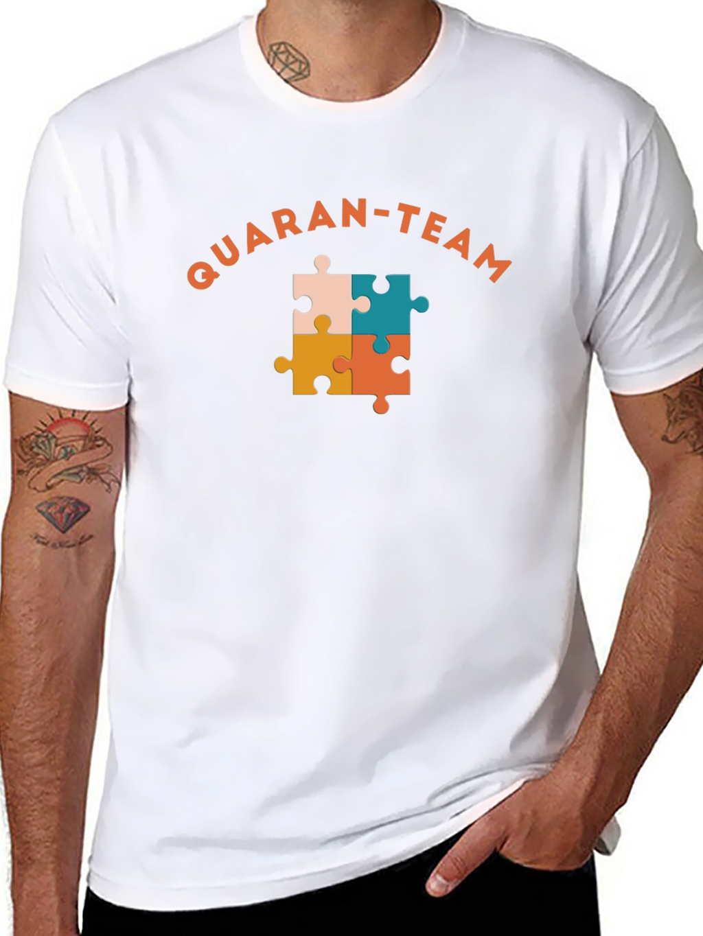 Quaran-Team Puzzle T-Shirt