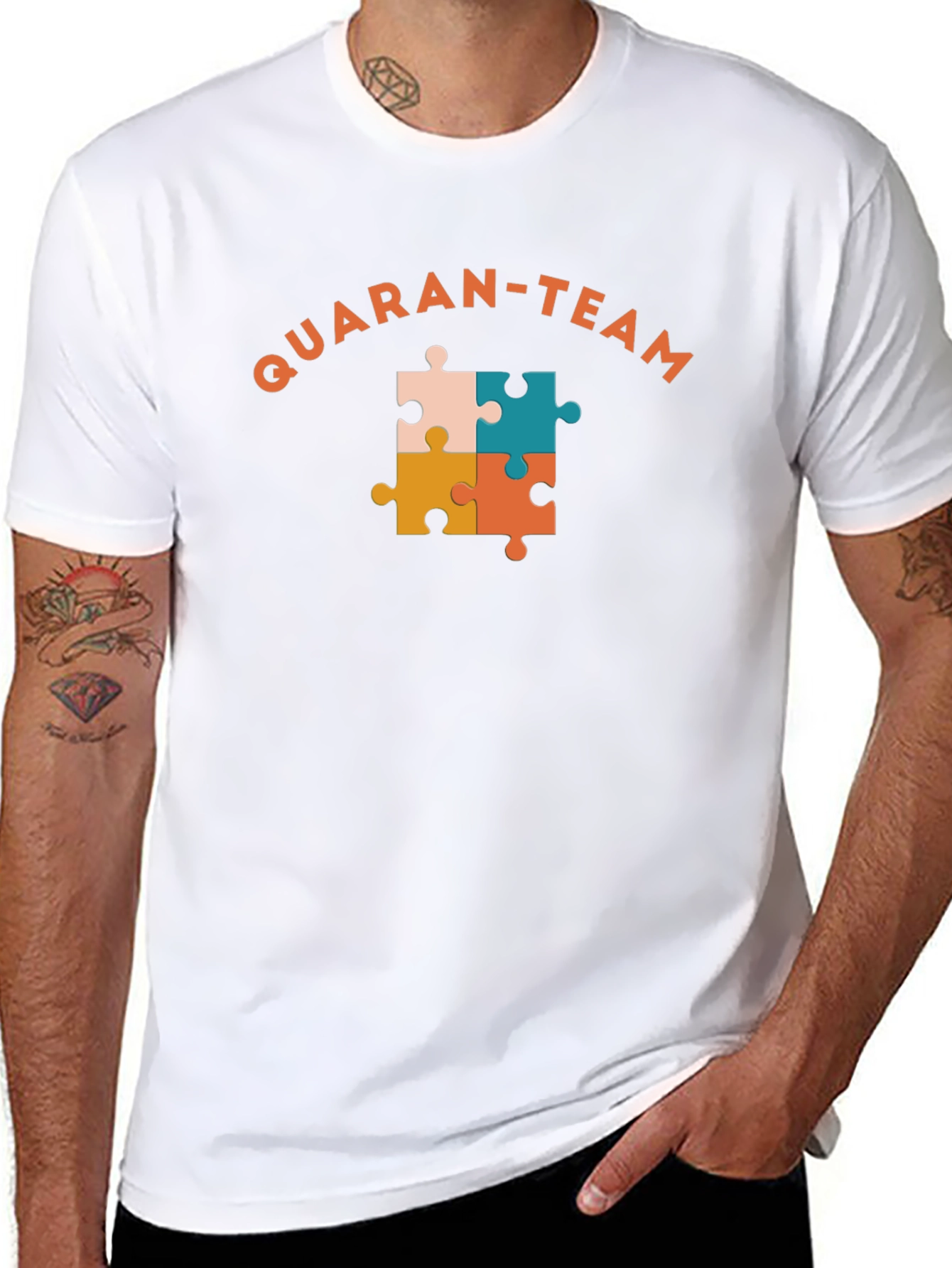 Quaran-Team Puzzle T-Shirt