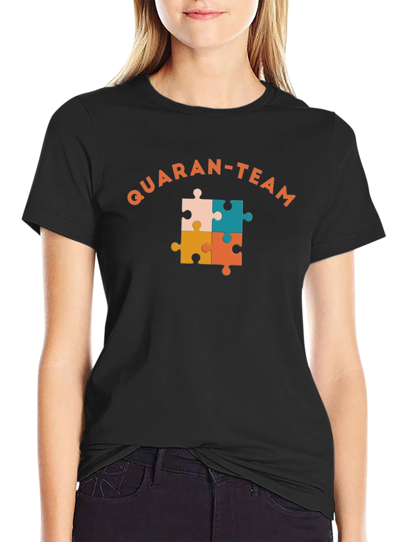 Quaran-Team Puzzle T-Shirt