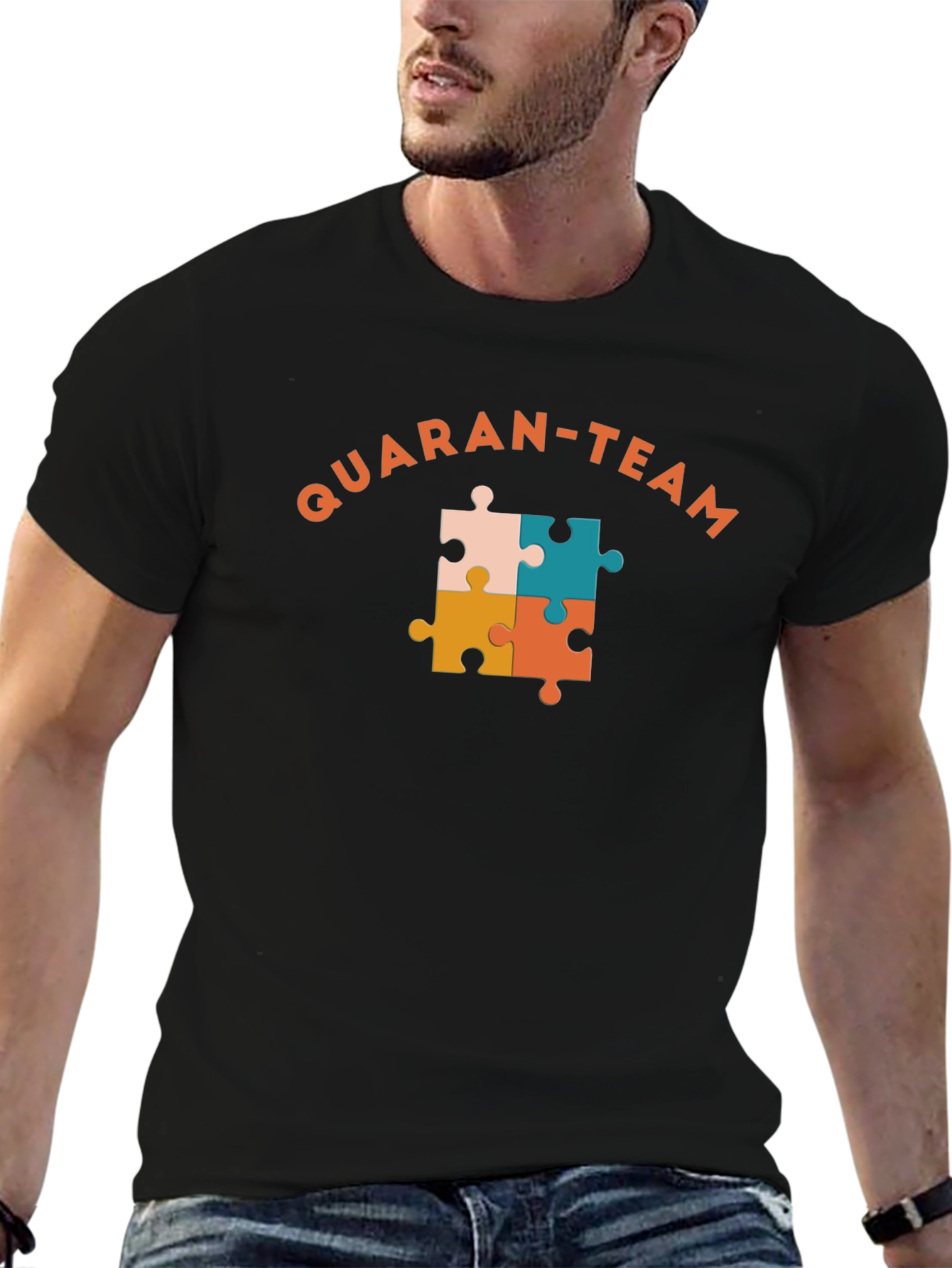Quaran-Team Puzzle T-Shirt