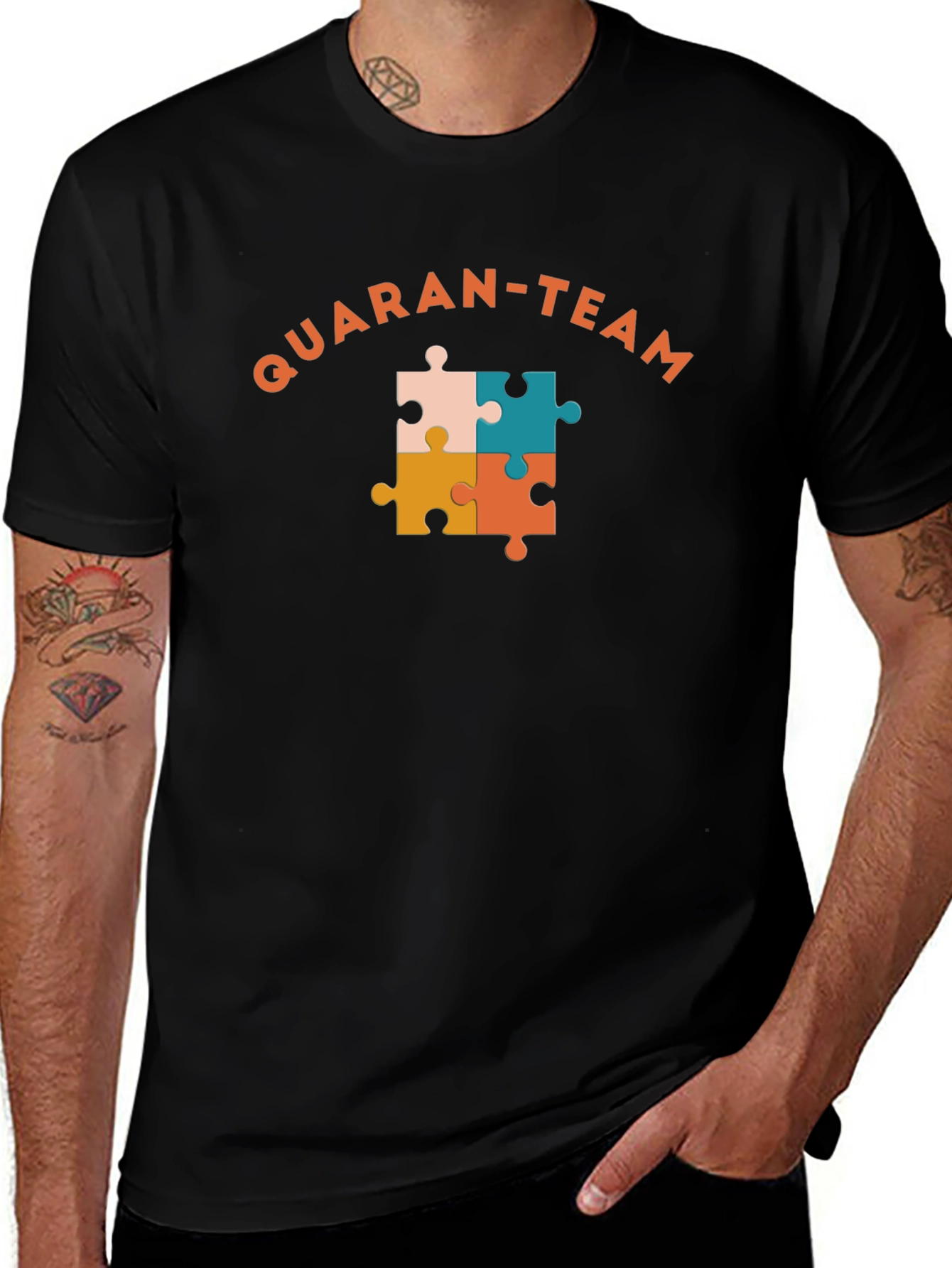 Quaran-Team Puzzle T-Shirt