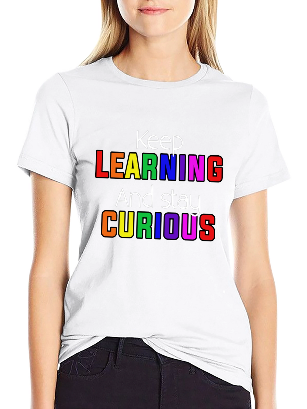 Keep Learning Graphic T-Shirt - Stay Curious