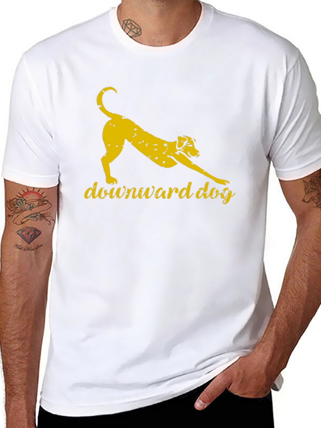 Downward Dog Graphic Tee - Yoga Inspired