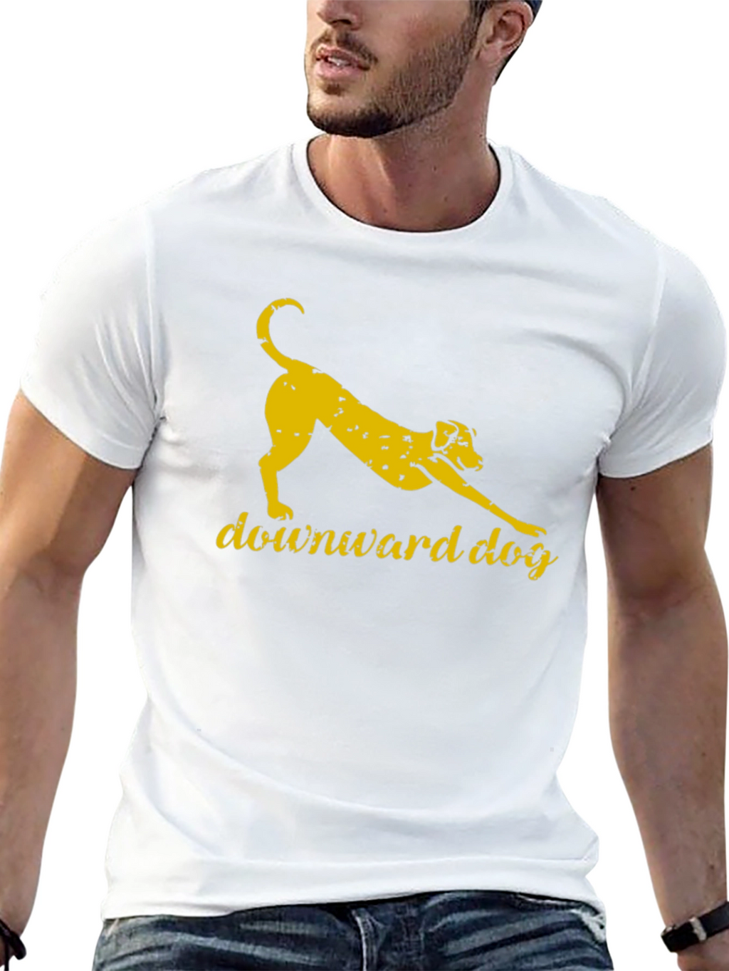 Downward Dog Graphic Tee - Yoga Inspired