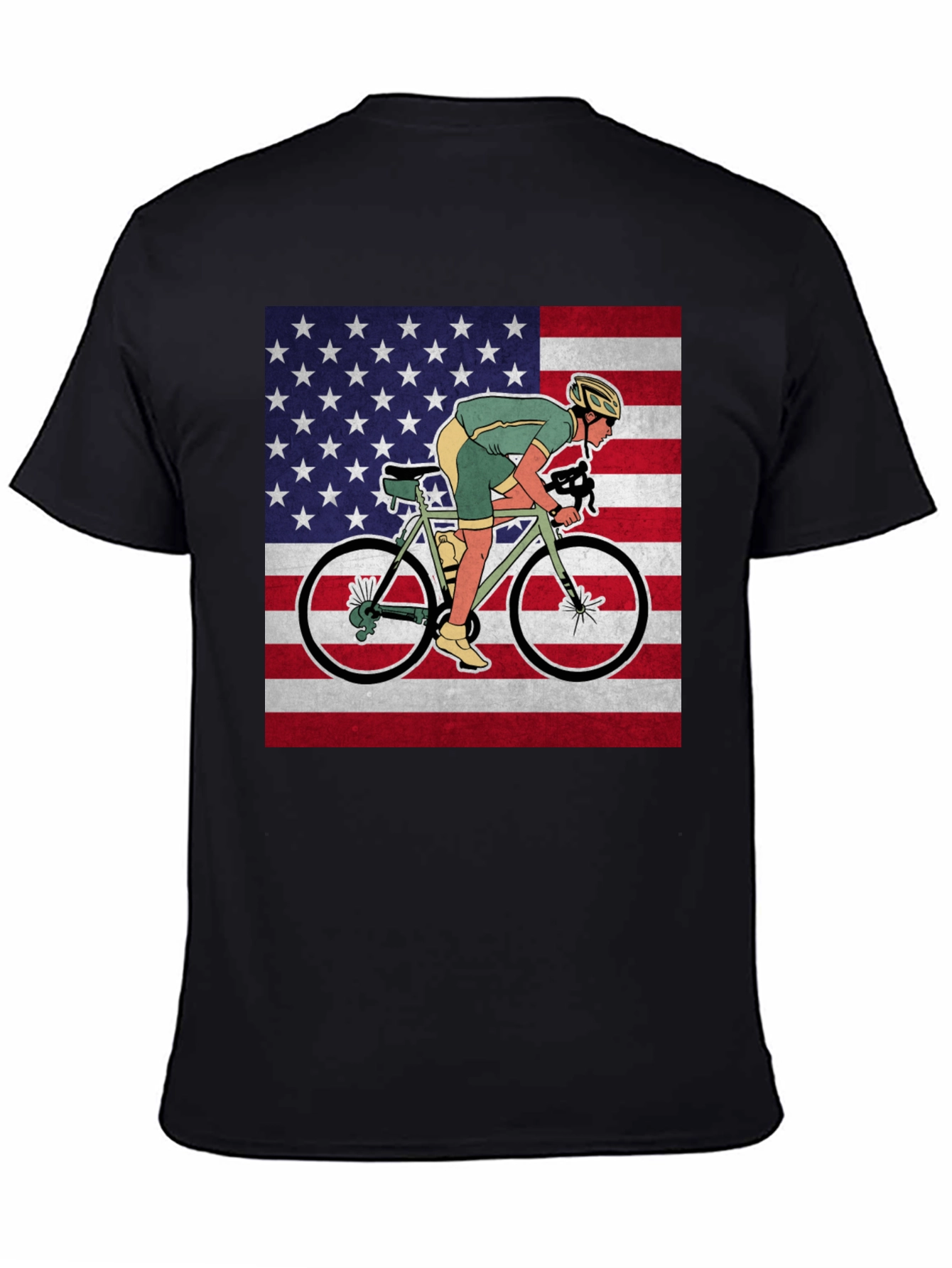American Cyclist Graphic Tee