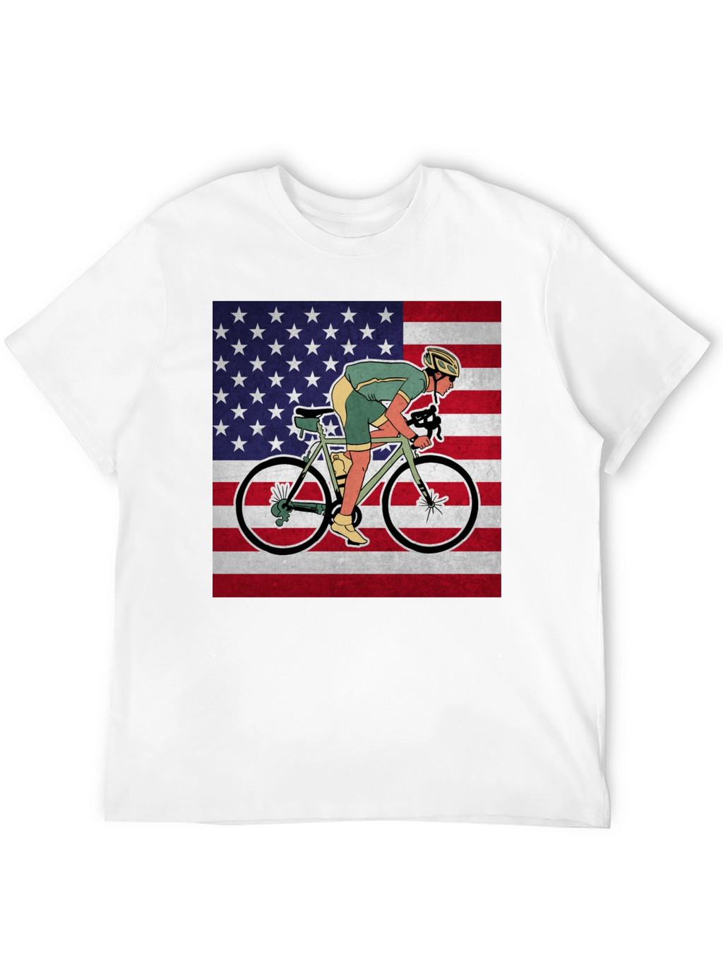 American Cyclist Graphic Tee