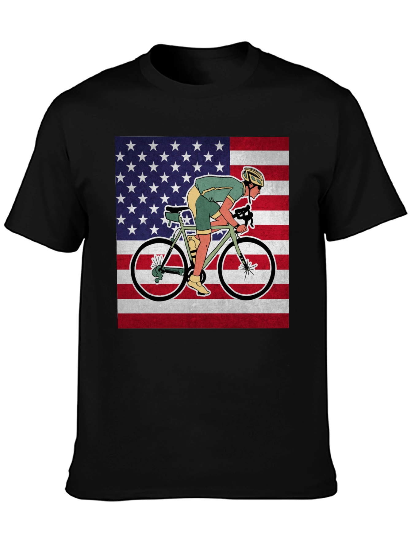 American Cyclist Graphic Tee