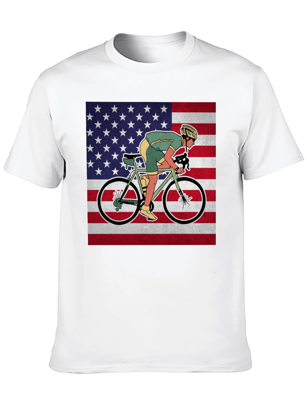 American Cyclist Graphic Tee
