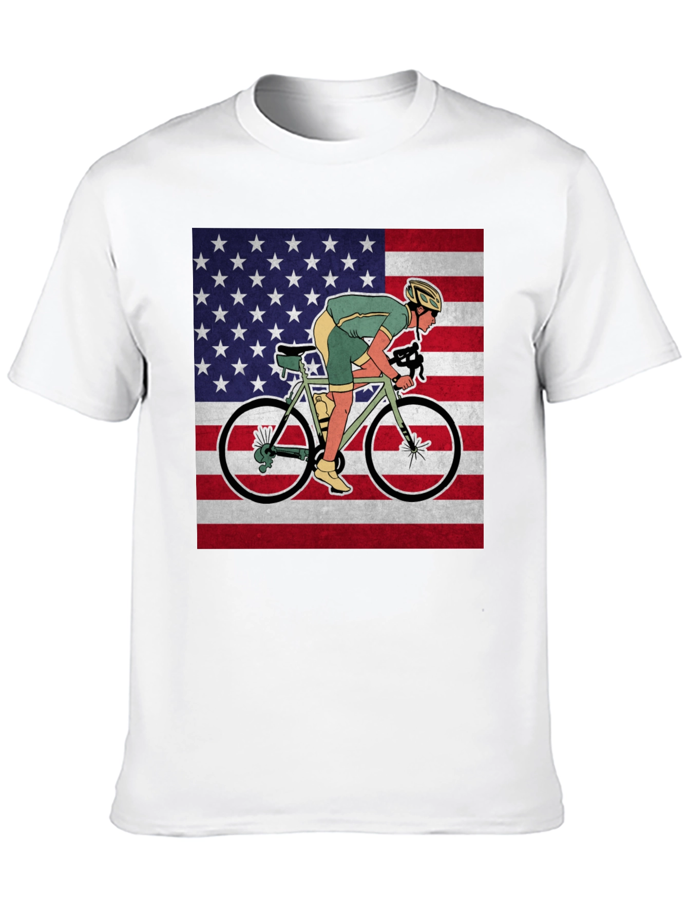 American Cyclist Graphic Tee