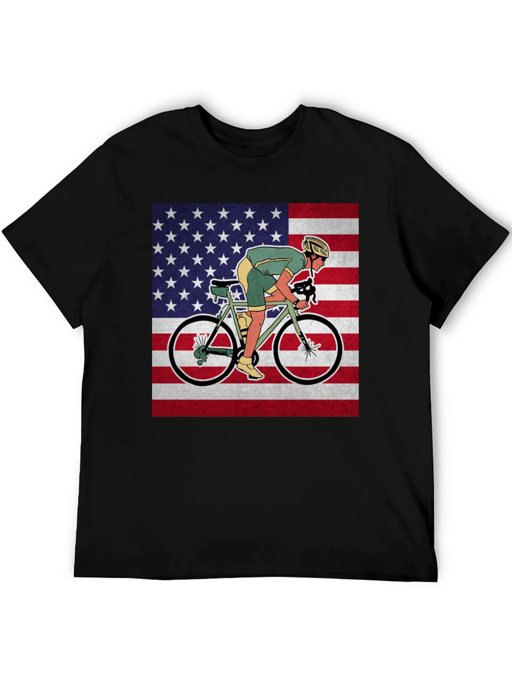 American Cyclist Graphic Tee