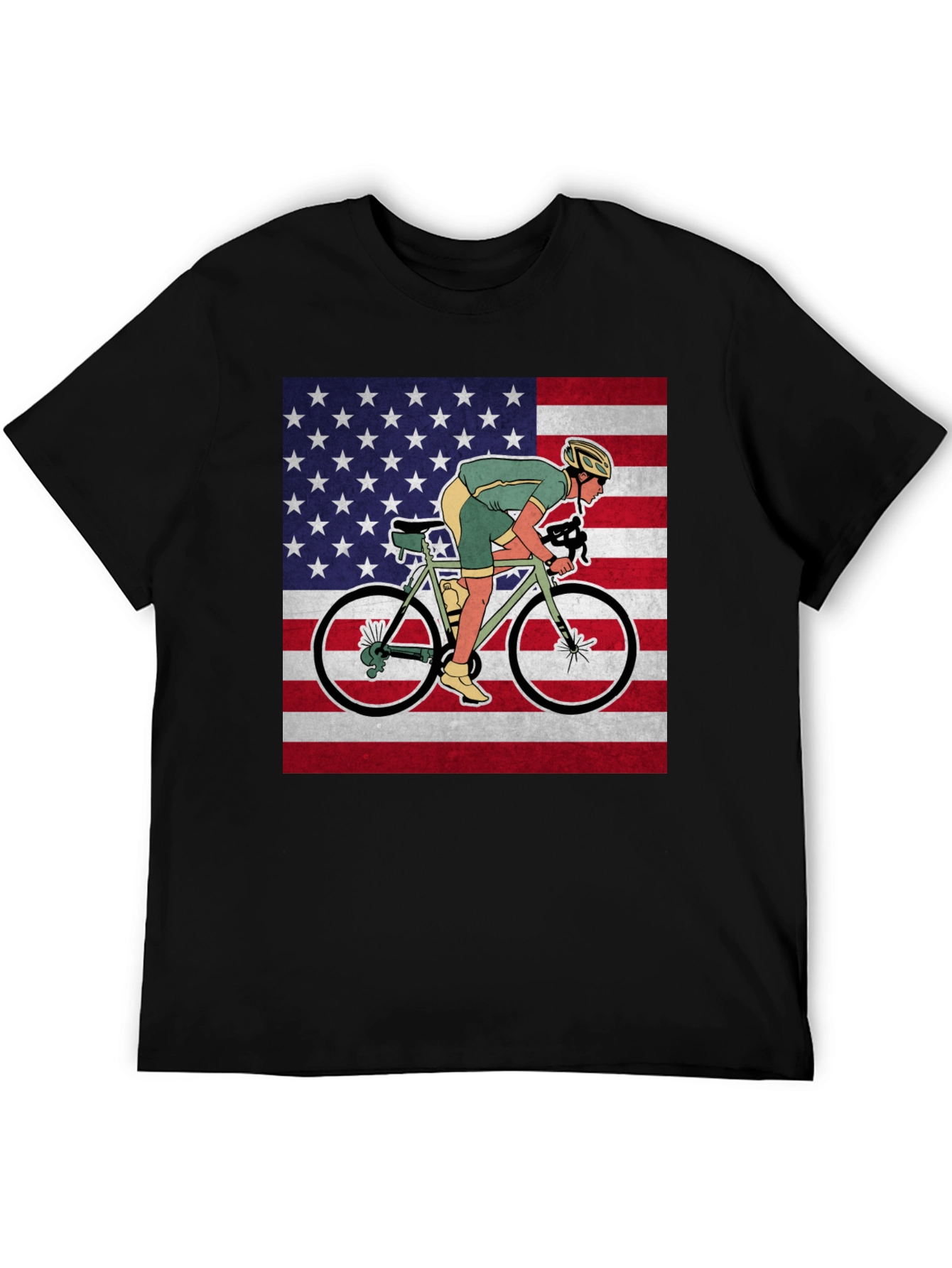 American Cyclist Graphic Tee