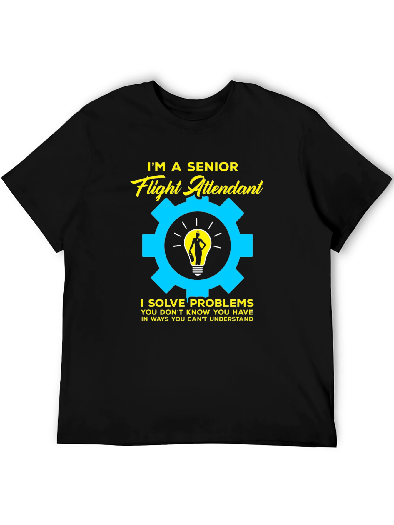 Senior Flight Attendant Problem Solver T-Shirt