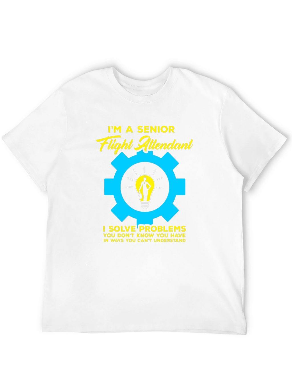 Senior Flight Attendant Problem Solver T-Shirt