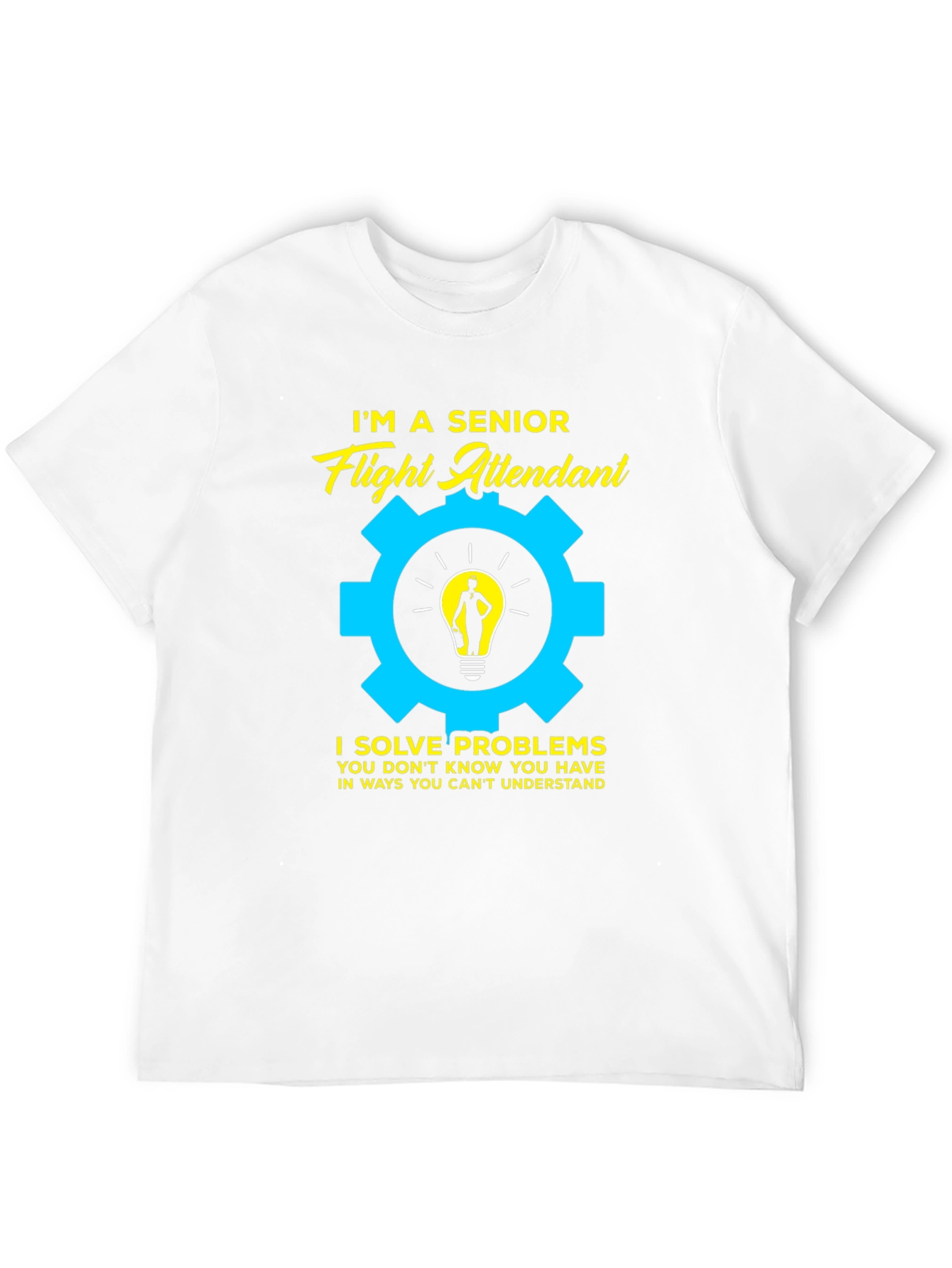 Senior Flight Attendant Problem Solver T-Shirt