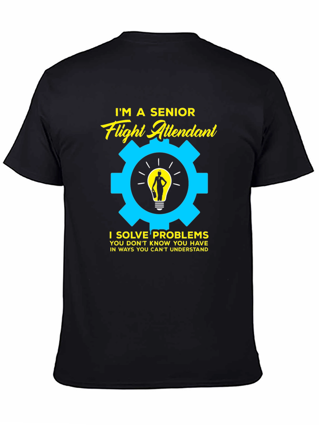 Senior Flight Attendant Problem Solver T-Shirt