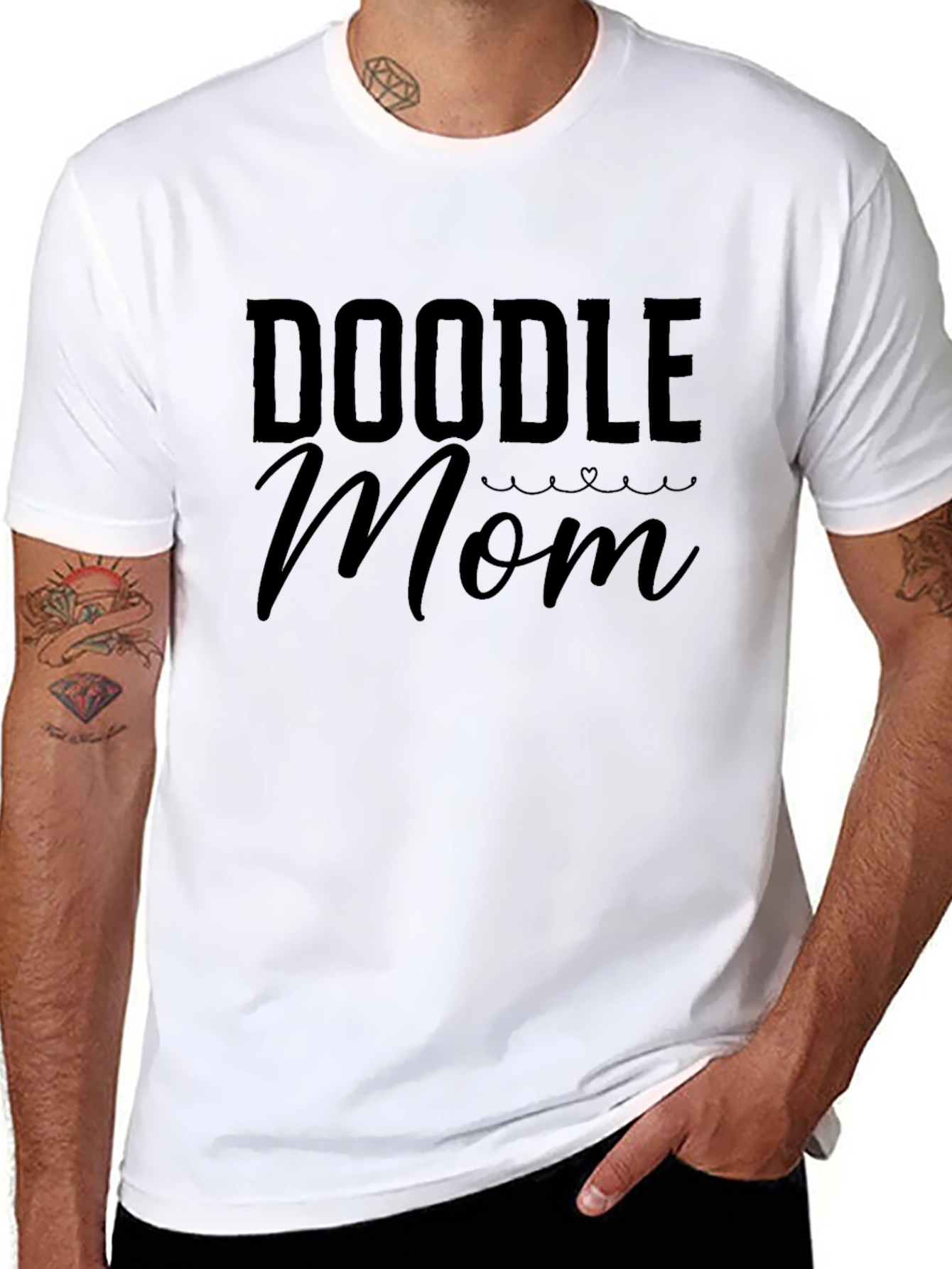 Doodle Mom Graphic T-Shirt
