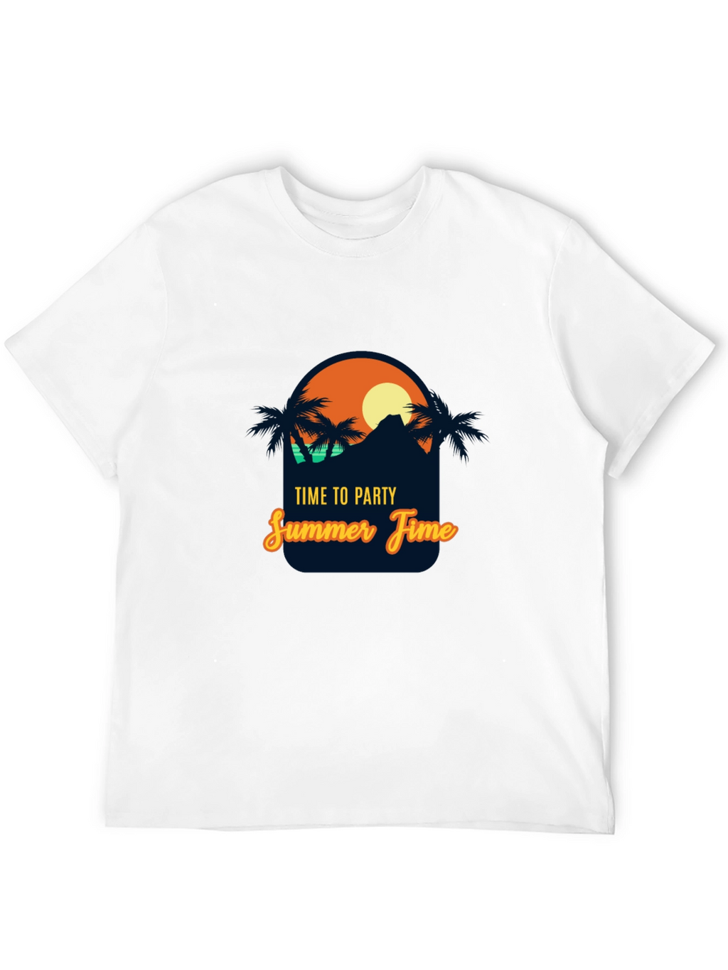 Time to Party Summer Time Graphic T-Shirt