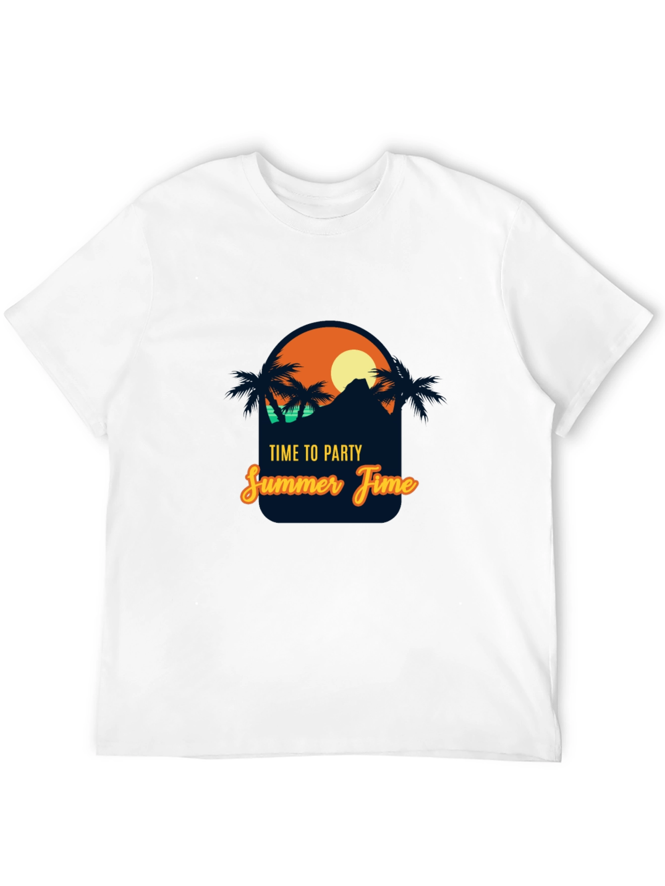 Time to Party Summer Time Graphic T-Shirt