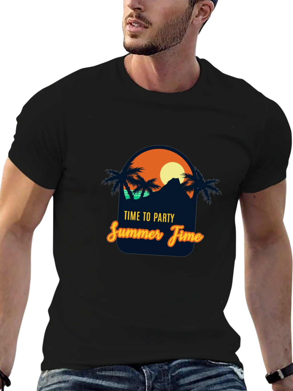 Time to Party Summer Time Graphic T-Shirt