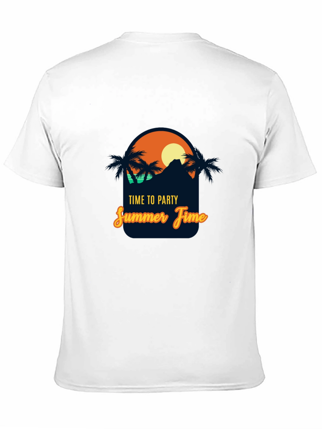 Time to Party Summer Time Graphic T-Shirt