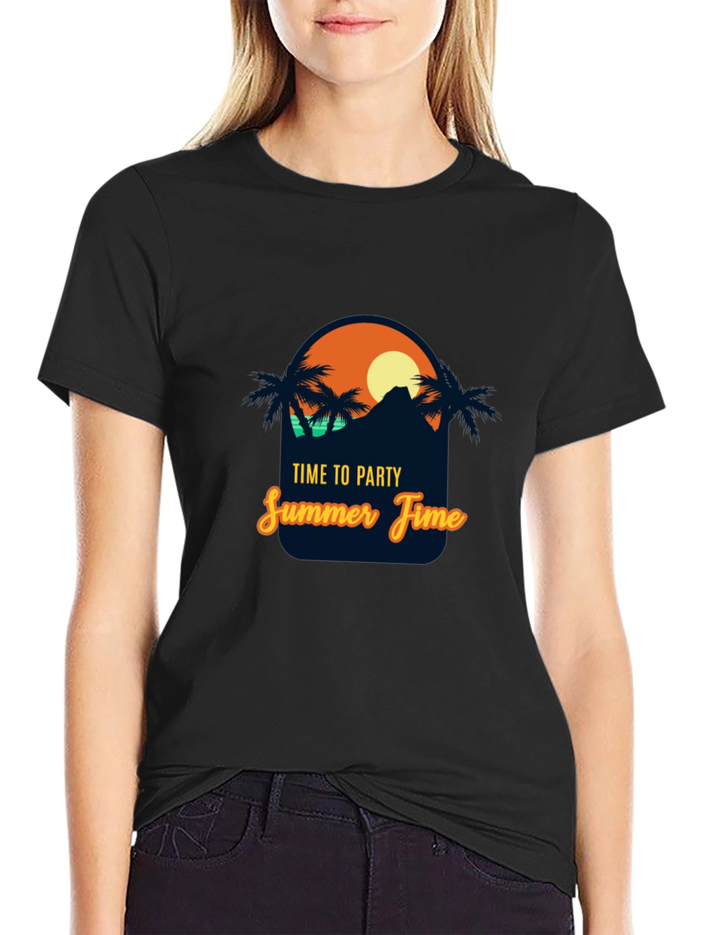 Time to Party Summer Time Graphic T-Shirt