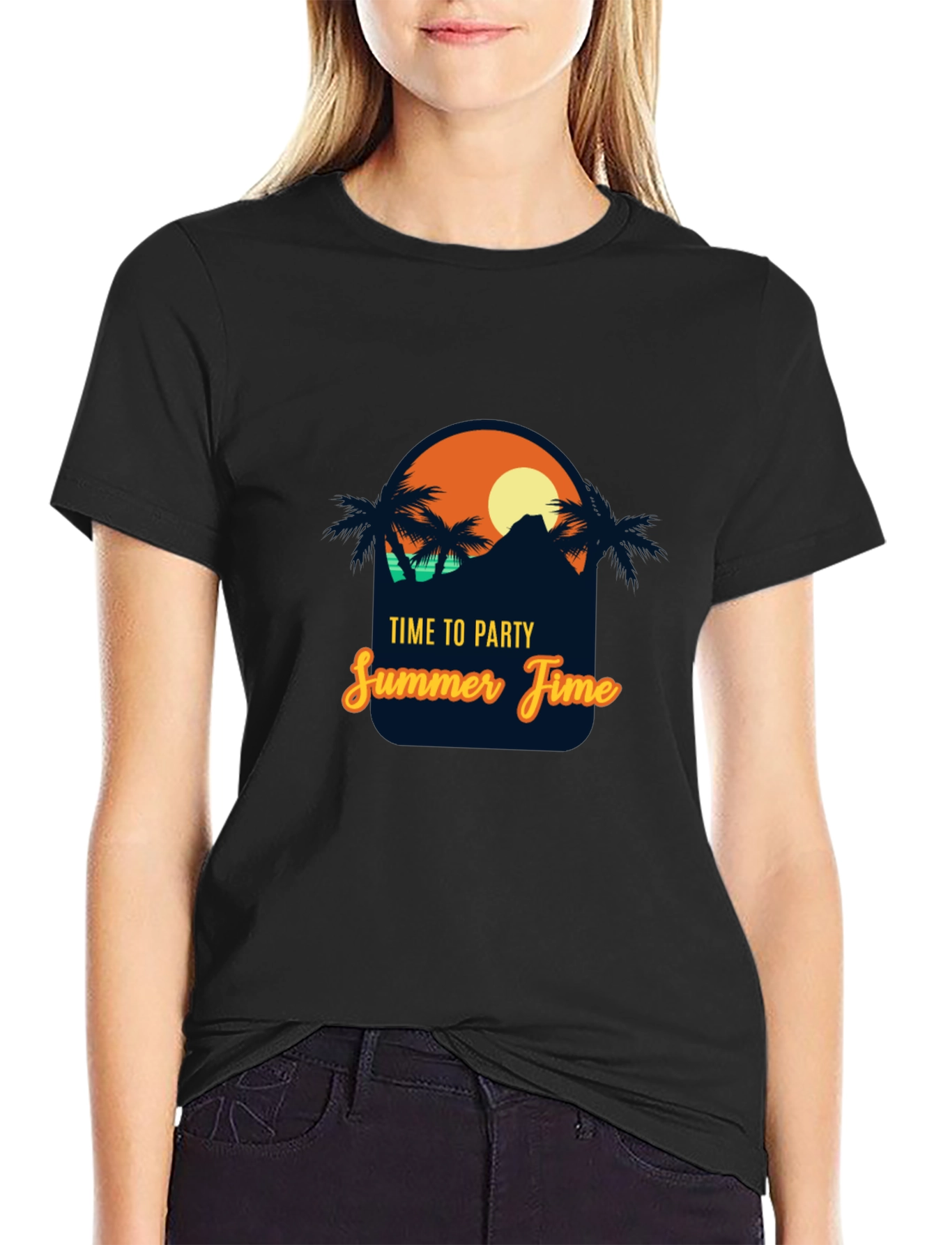 Time to Party Summer Time Graphic T-Shirt