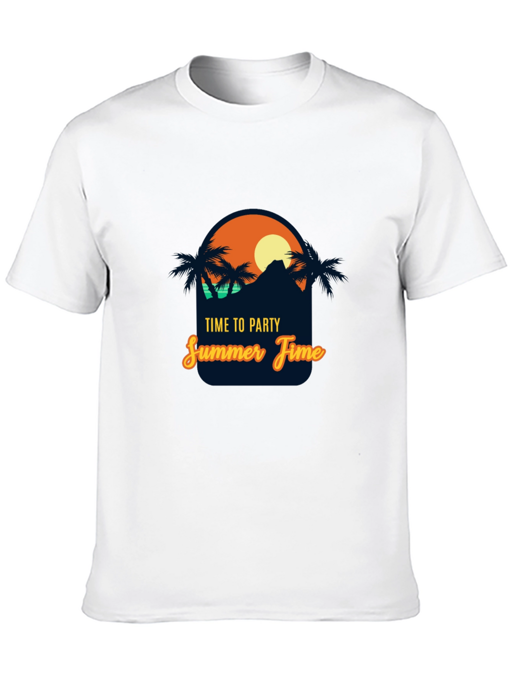 Time to Party Summer Time Graphic T-Shirt