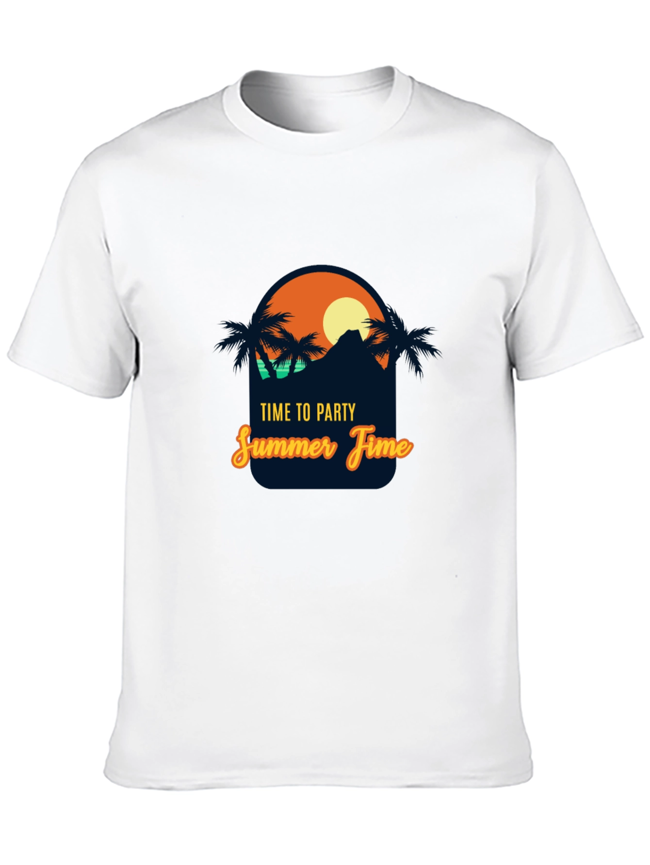 Time to Party Summer Time Graphic T-Shirt