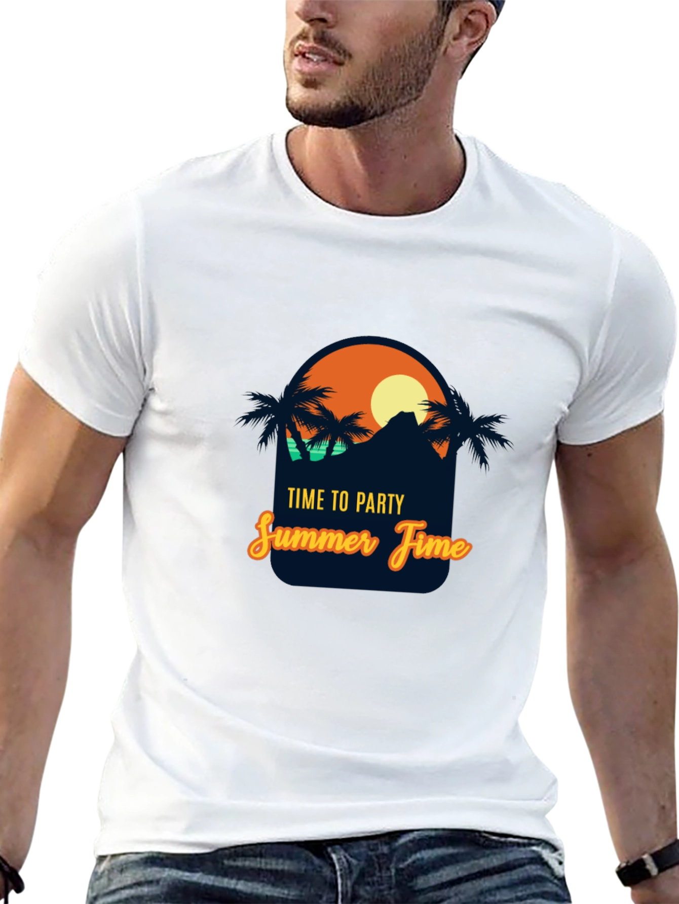 Time to Party Summer Time Graphic T-Shirt