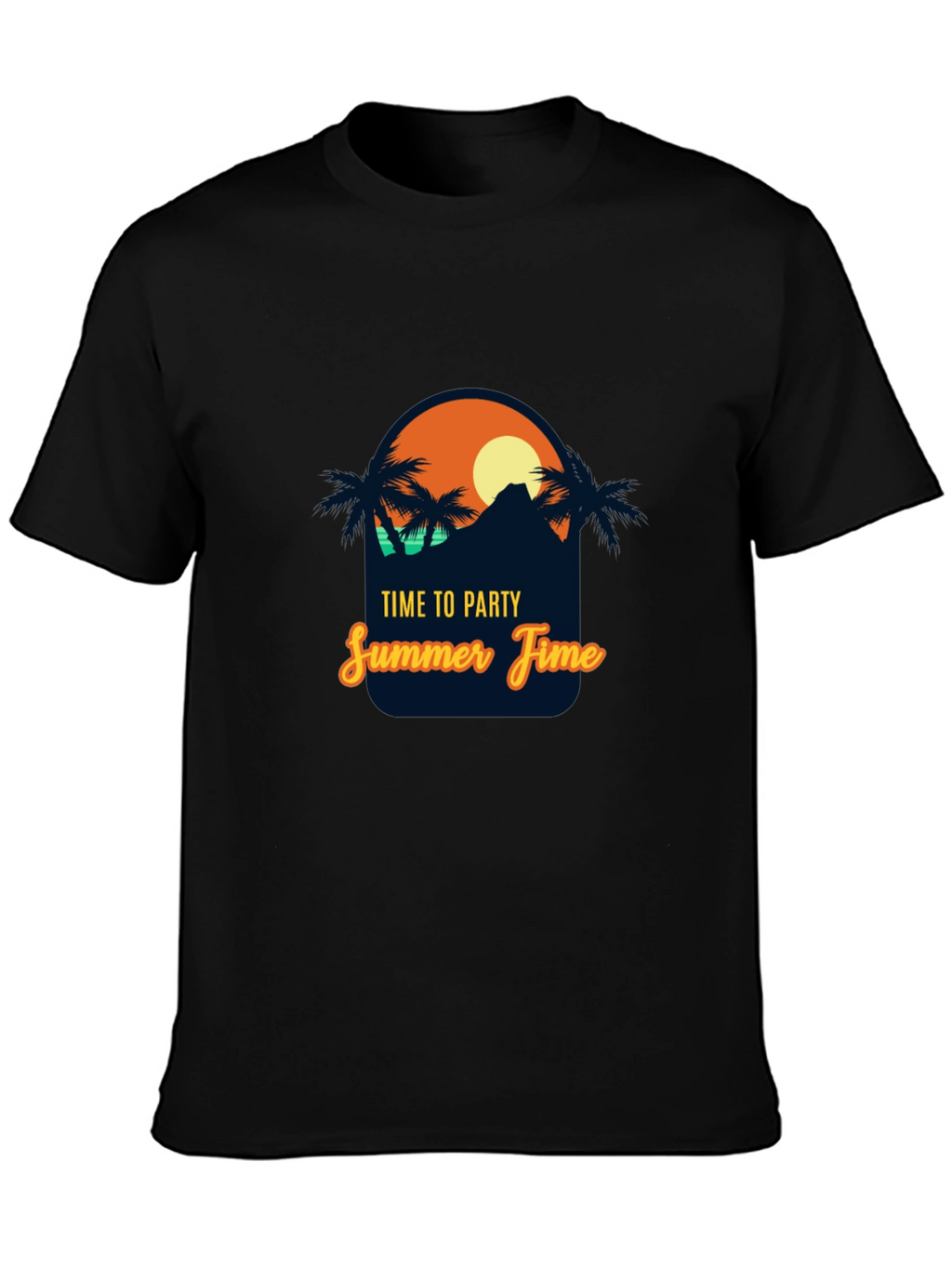 Time to Party Summer Time Graphic T-Shirt