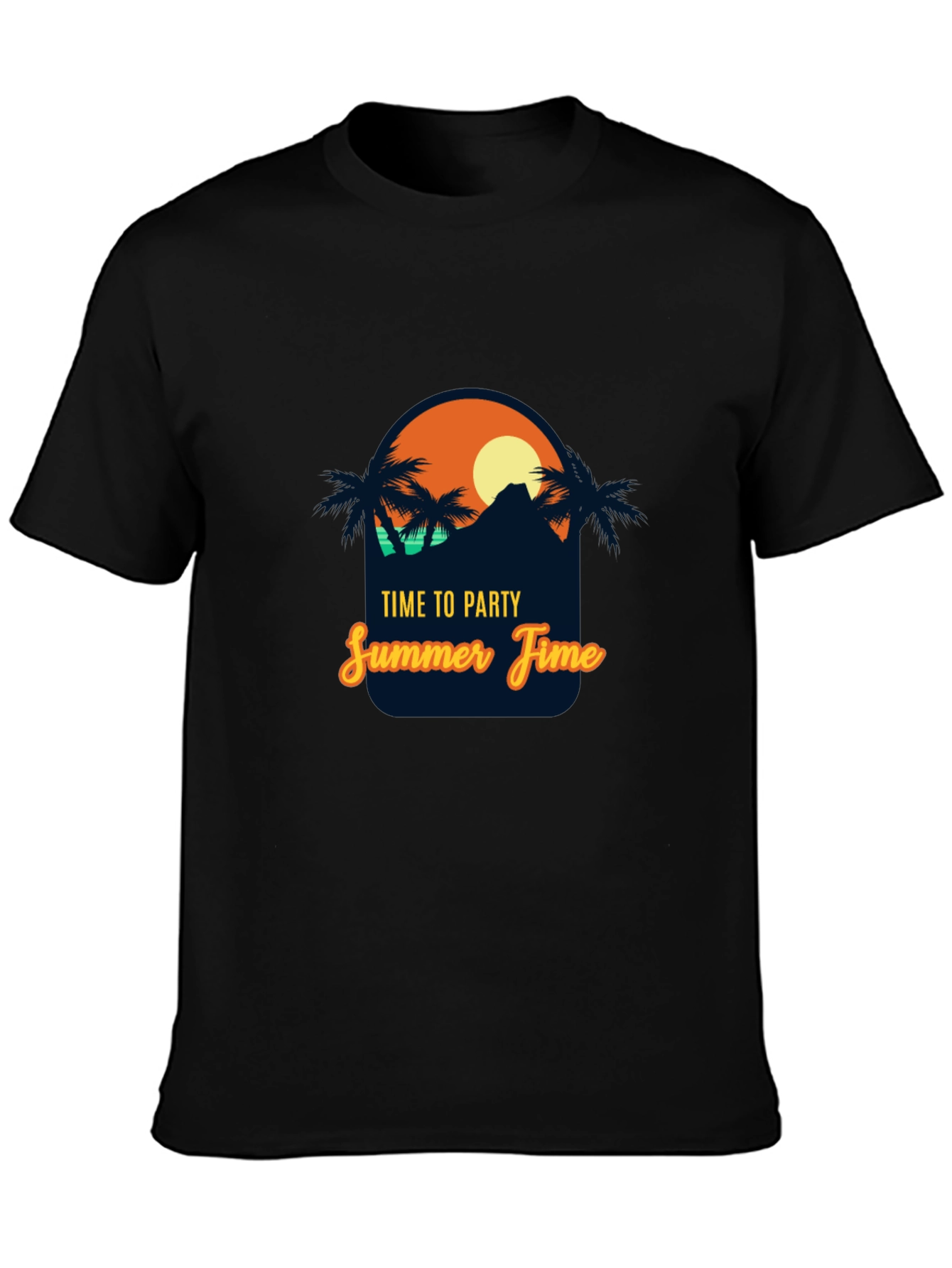Time to Party Summer Time Graphic T-Shirt