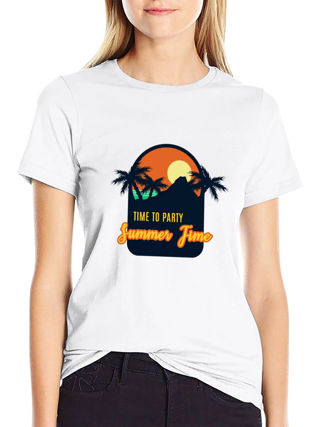 Time to Party Summer Time Graphic T-Shirt