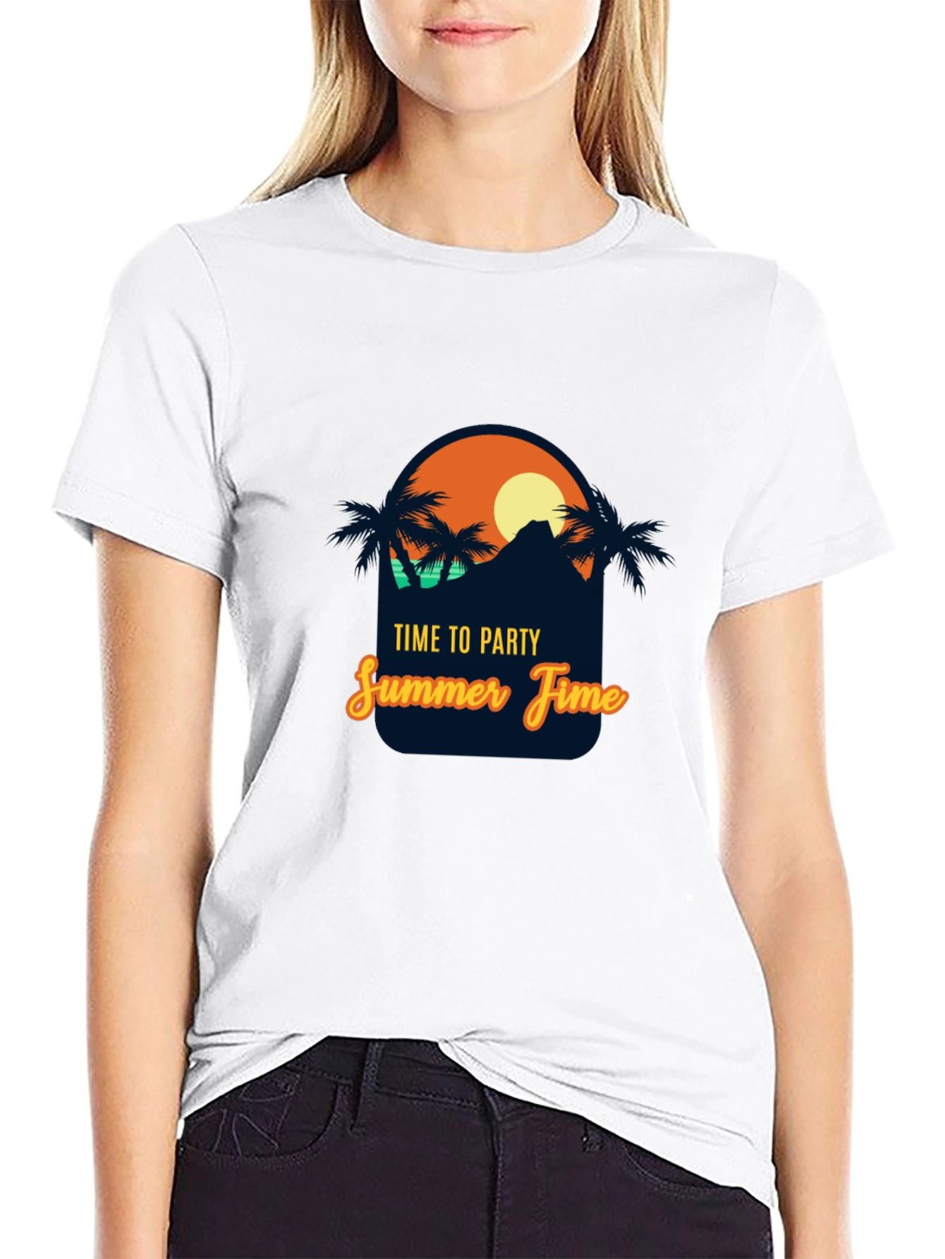 Time to Party Summer Time Graphic T-Shirt