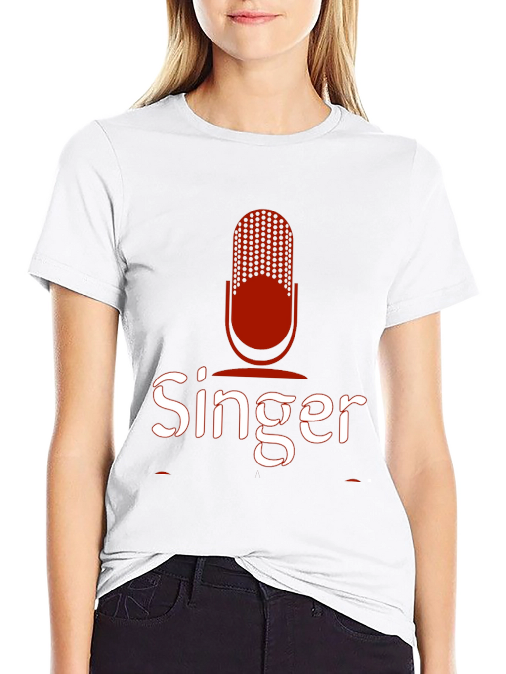 Singer Graphic Tee - Microphone Design
