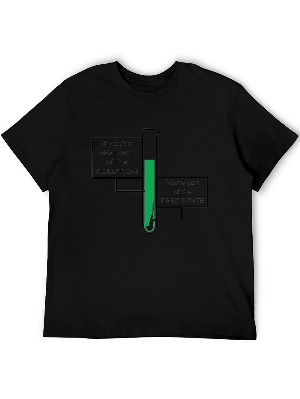 Chemistry Humor T-Shirt - Solution or Precipitate?