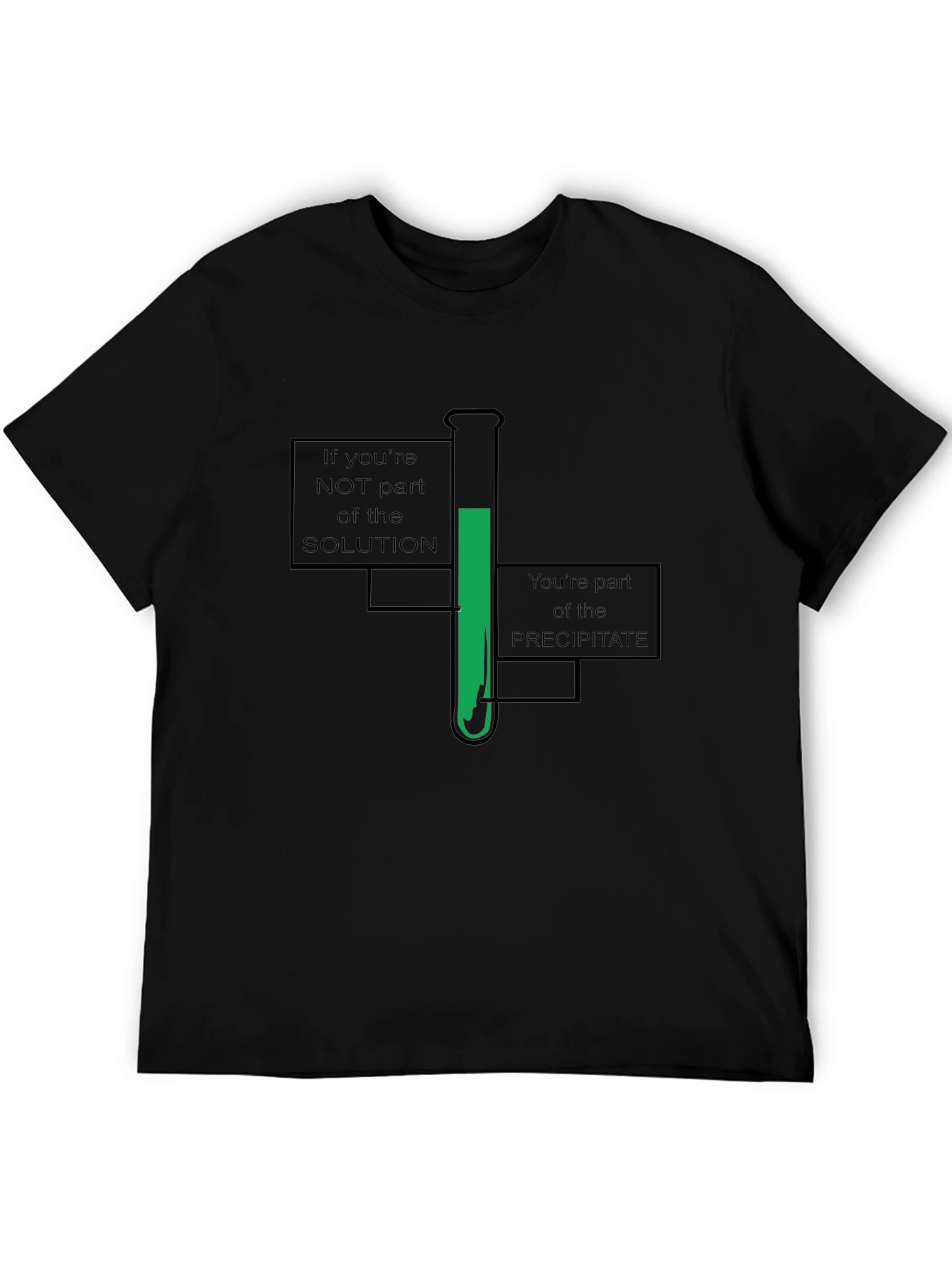 Chemistry Humor T-Shirt - Solution or Precipitate?