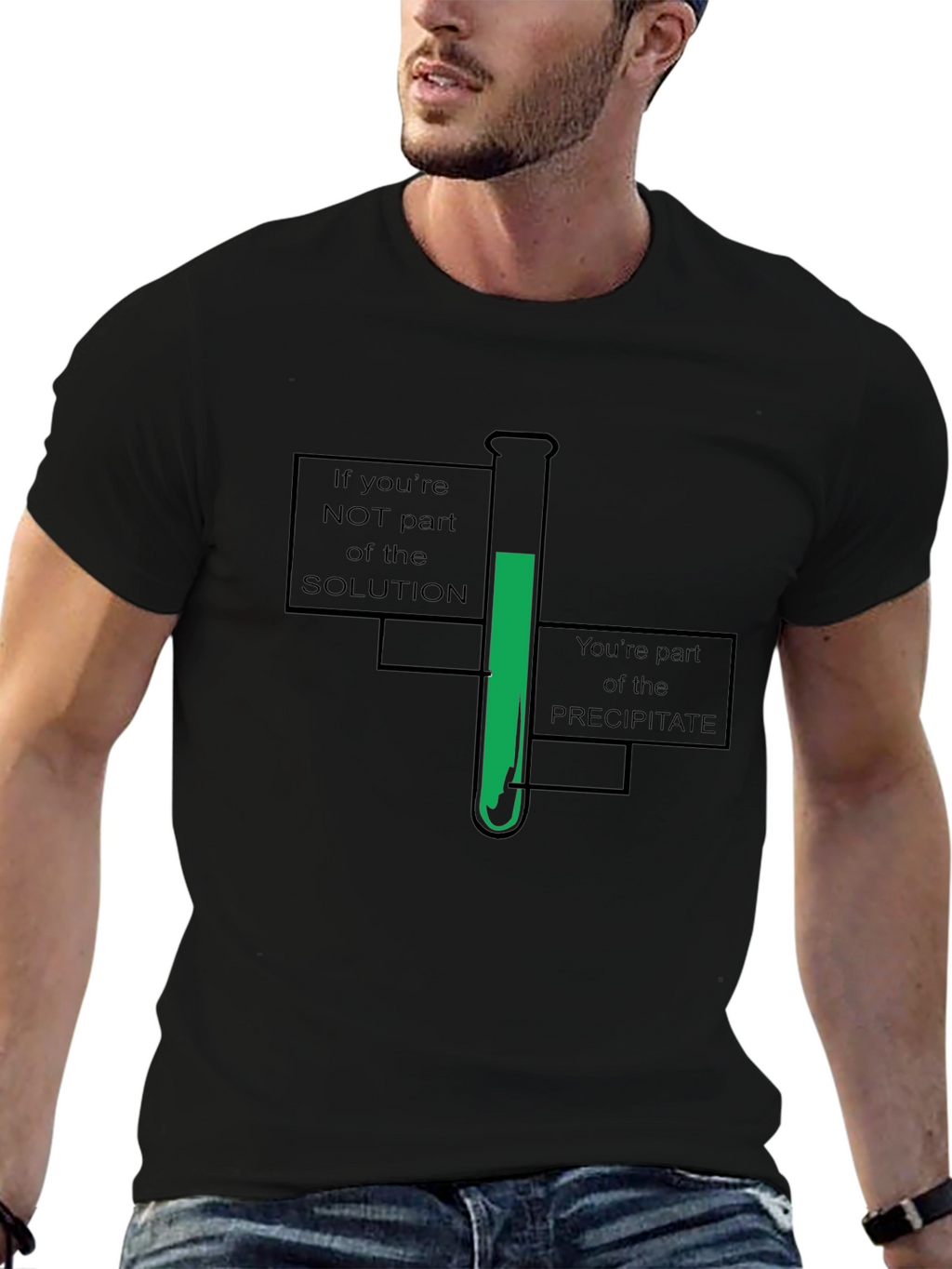Chemistry Humor T-Shirt - Solution or Precipitate?