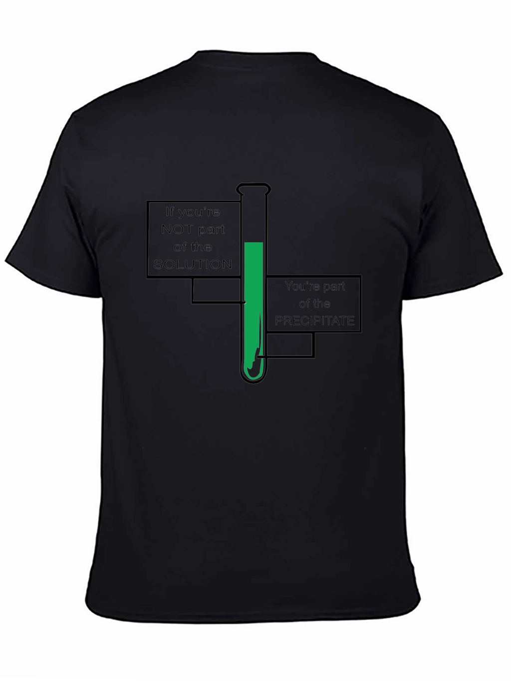 Chemistry Humor T-Shirt - Solution or Precipitate?