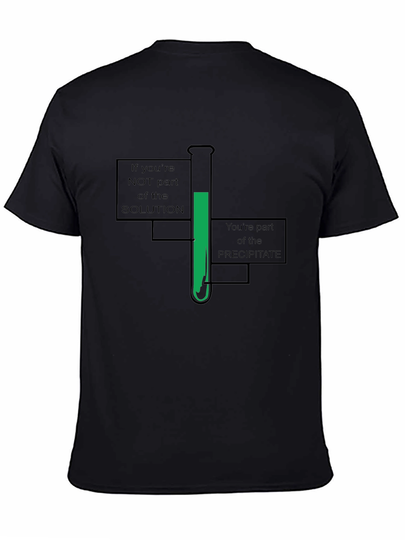 Chemistry Humor T-Shirt - Solution or Precipitate?