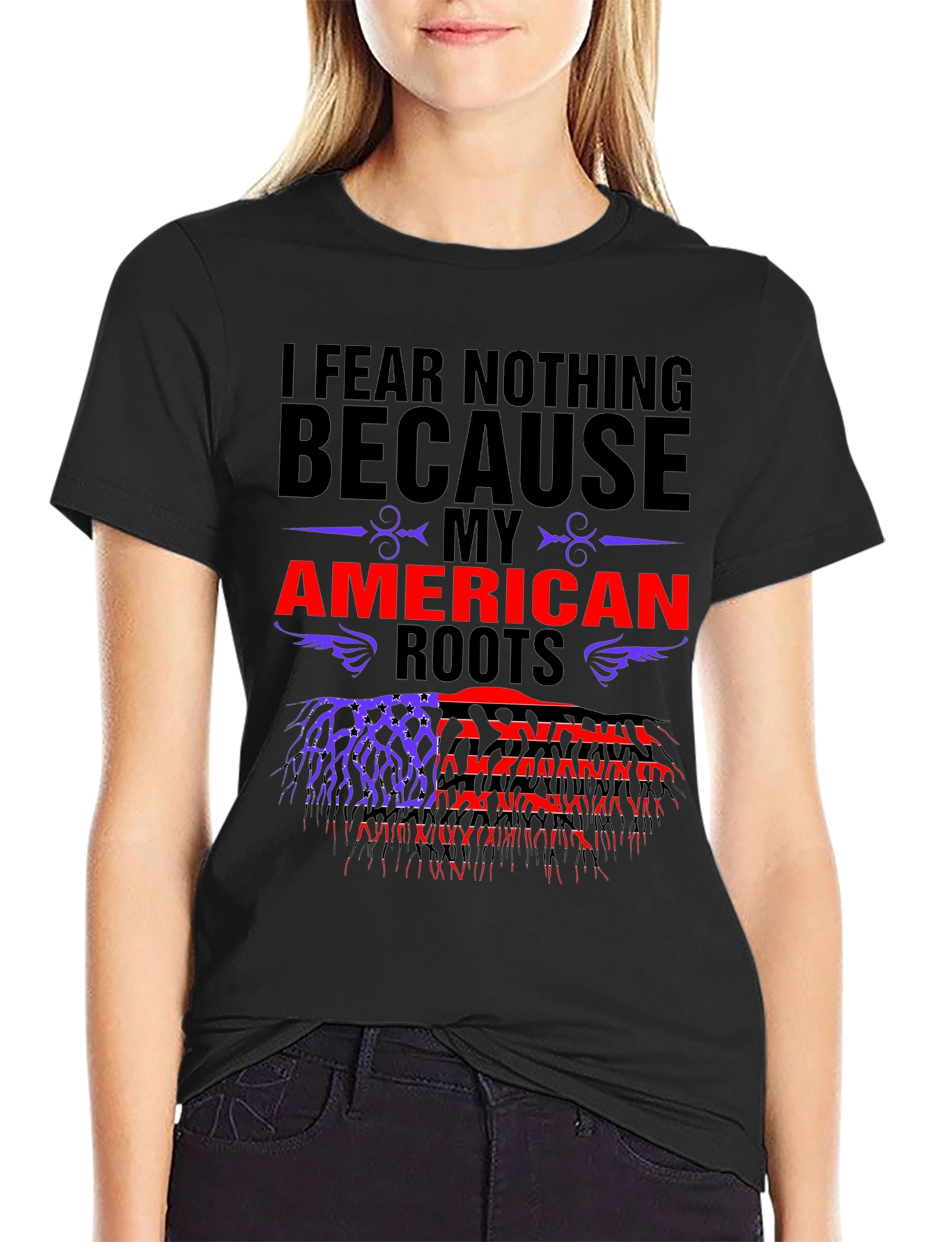 American Roots Graphic Tee - Patriotic Barber Pride