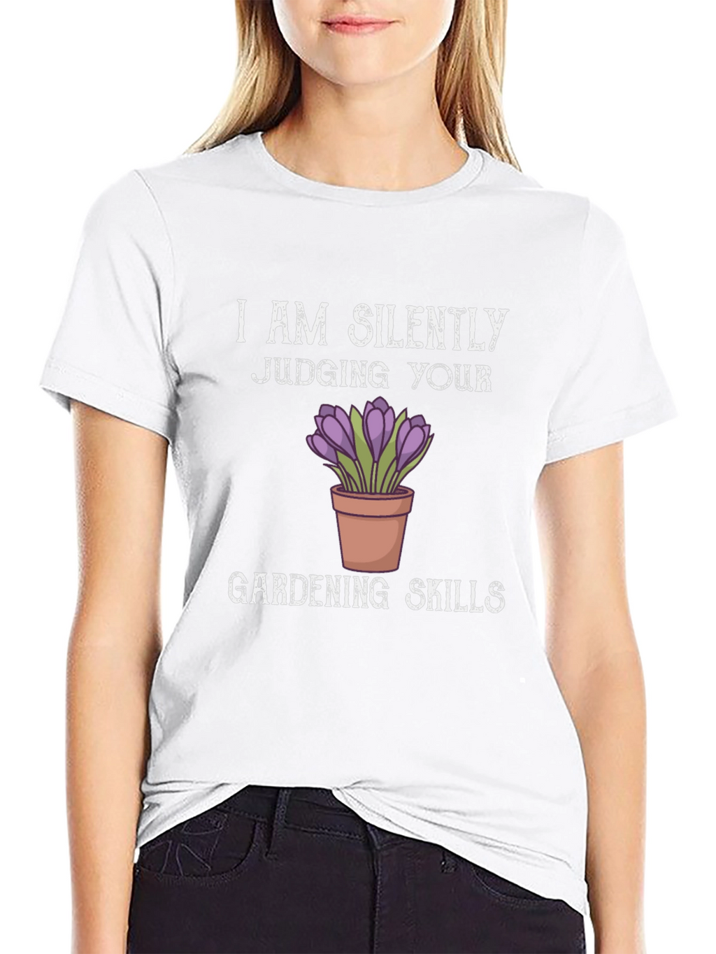 Silently Judging Gardening Skills T-Shirt