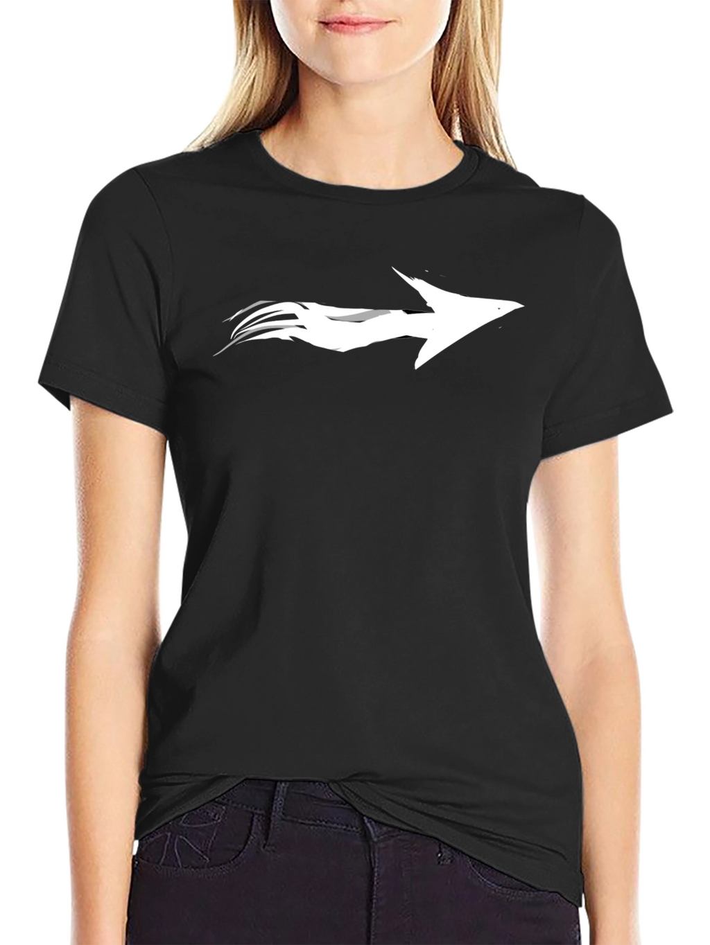Arrow Graphic Mens Black T-Shirt