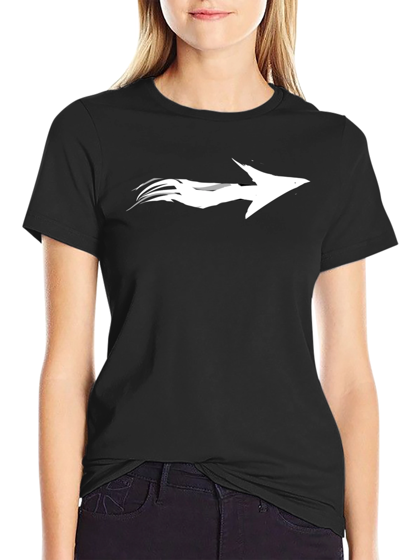 Arrow Graphic Mens Black T-Shirt